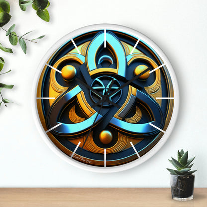 Trinity Wall Clock #1 w/ lines