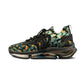 Geometric fractal pattern Sneakers Mens Mesh Shoes