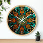 Mandala Wall Clock w/ lines
