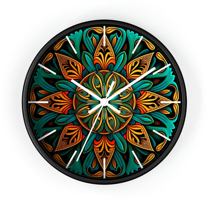 Mandala Wall Clock w/ lines