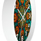 Mandala Wall Clock w/ numbers