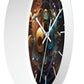 Atomic Wall Clock #4 w/ lines