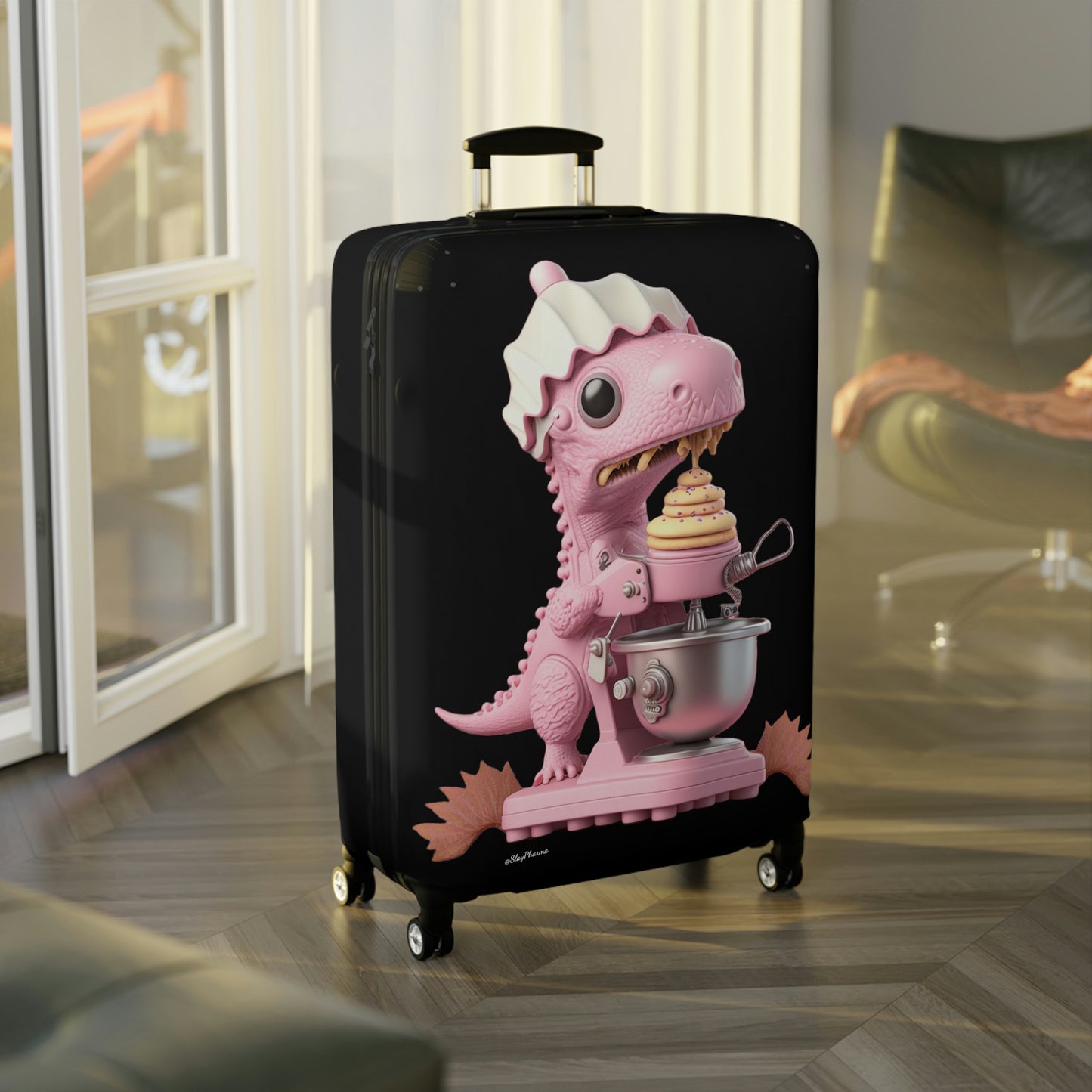 Dinosaur Baker Luggage Cover #3