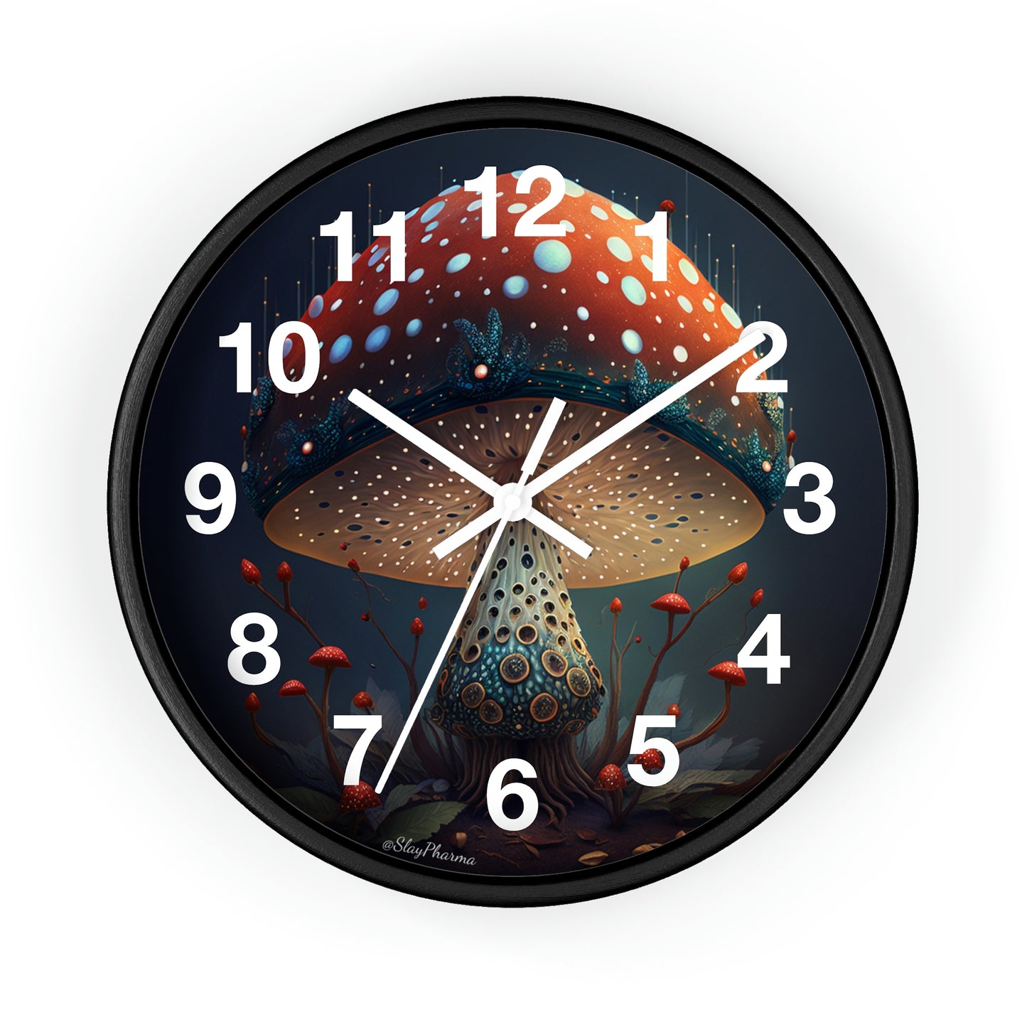 Amanita Dreams Wall Clock w/ numbers