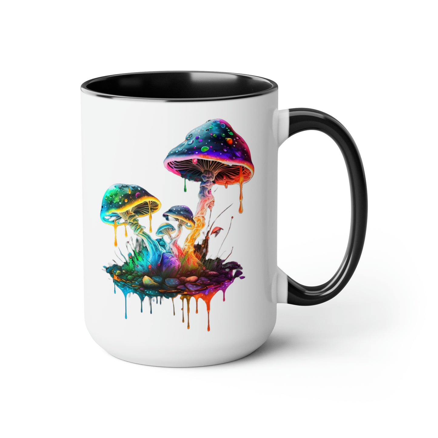 "Dripping with Potential" Mushroom Coffee Mug, 15oz