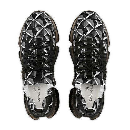 Diamond plate Sneakers Mens Mesh Shoes