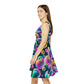 Bubbly Psychedelic Rave Skater Dress