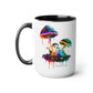 "Dripping with Potential" Mushroom Coffee Mug, 15oz