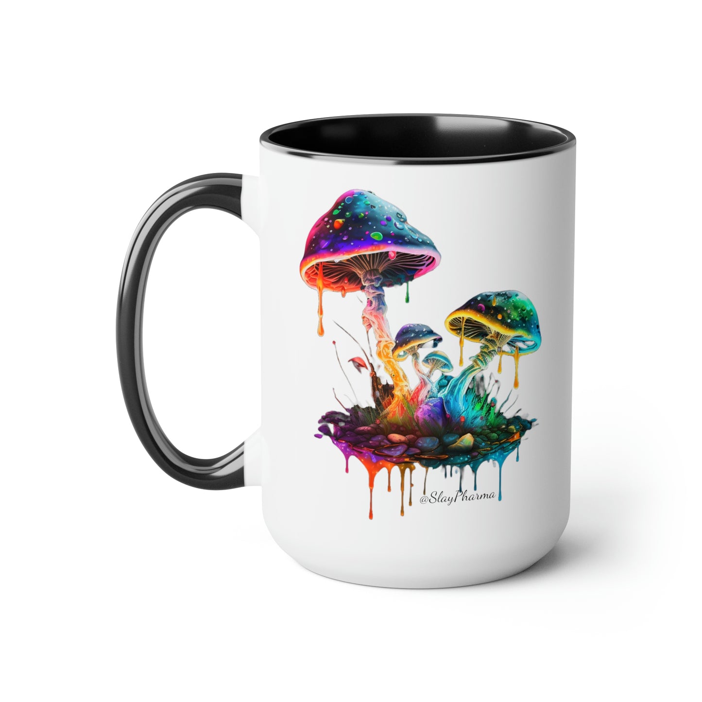 "Dripping with Potential" Mushroom Coffee Mug, 15oz