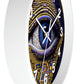 All Seeing Eye Wall Clock #4 w/ numbers