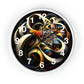 Geometric Wall Clock #6 w/ numbers
