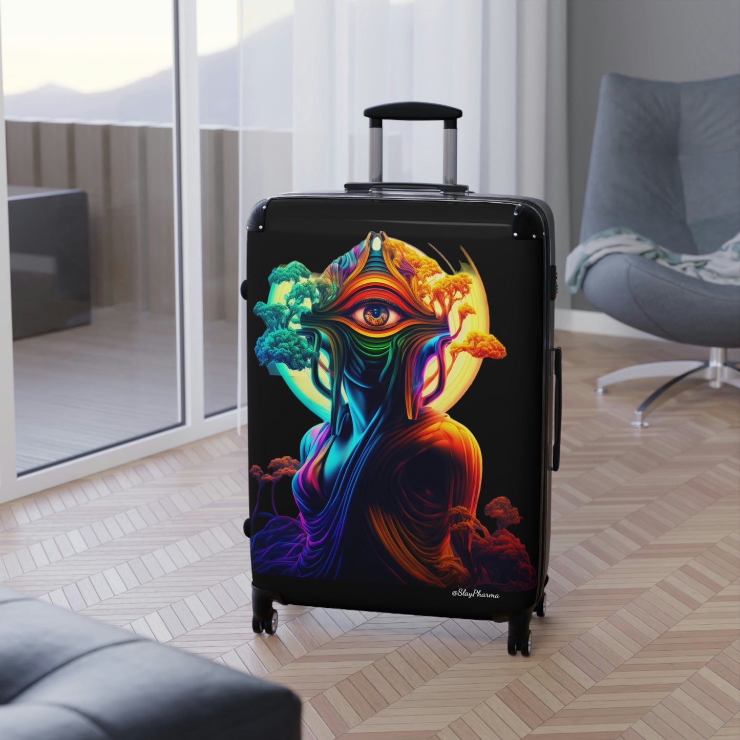 "I Become What I Might Be" Suitcase