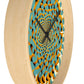 Optical Illusion Wall Clock w/ lines