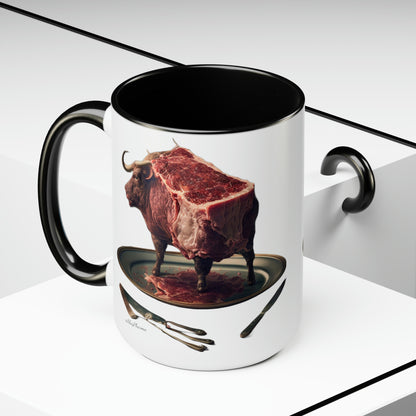 Carnivore Keto Coffee Mug, 15oz