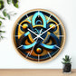 Trinity Wall Clock #1 w/ lines
