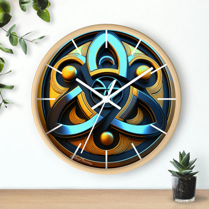 Trinity Wall Clock #1 w/ lines
