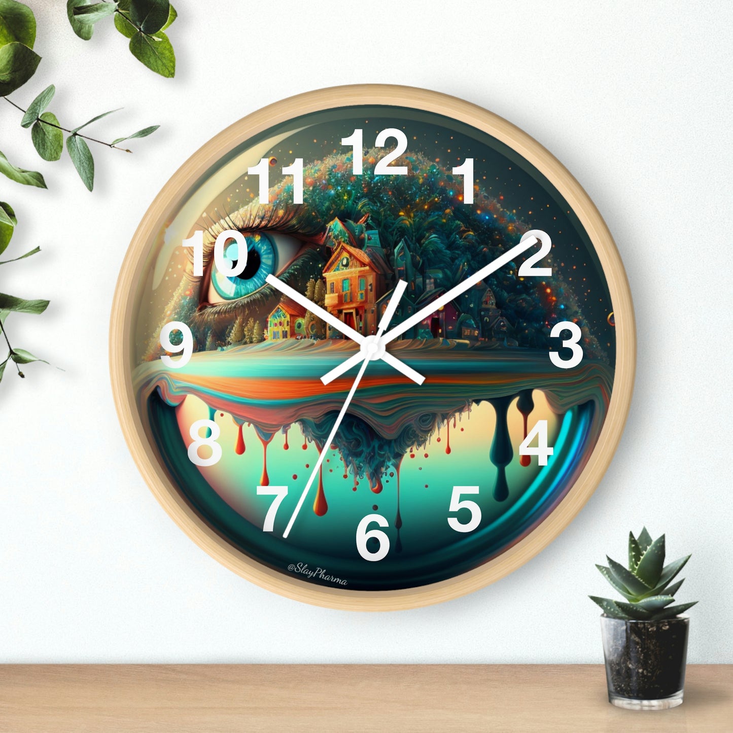 Other Worlds Wall Clock #2 w/ numbers