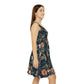 Floral Pattern Women's Skater Dress #21