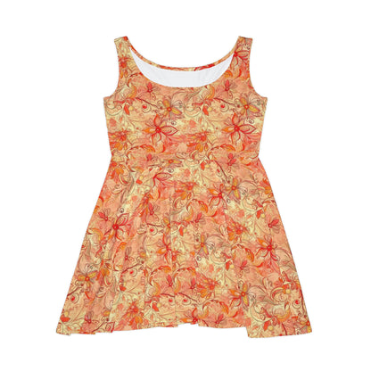 Floral Pattern Women's Skater Dress #5
