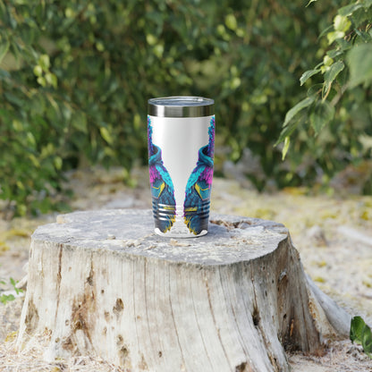 "Falcon Actual" Blue Falcon Ringneck Tumbler, 20oz