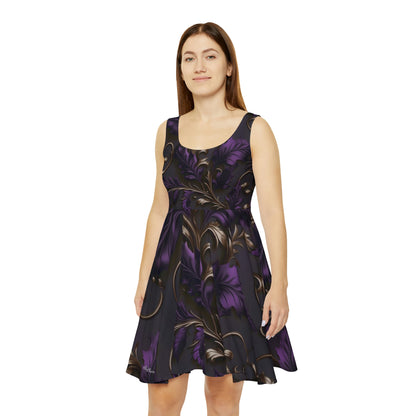 Filigree Renaissance Pattern Women's Skater Dress
