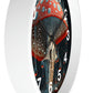 Amanita Dreams Wall Clock #2 w/ numbers