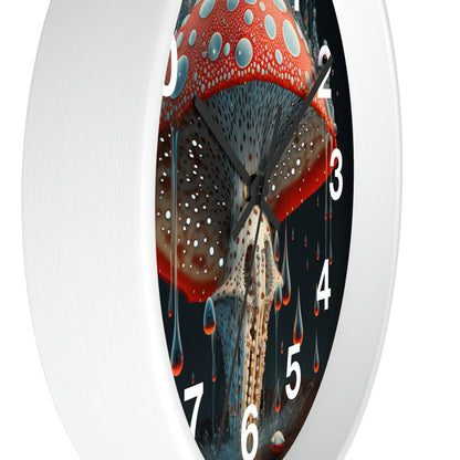 Amanita Dreams Wall Clock #2 w/ numbers