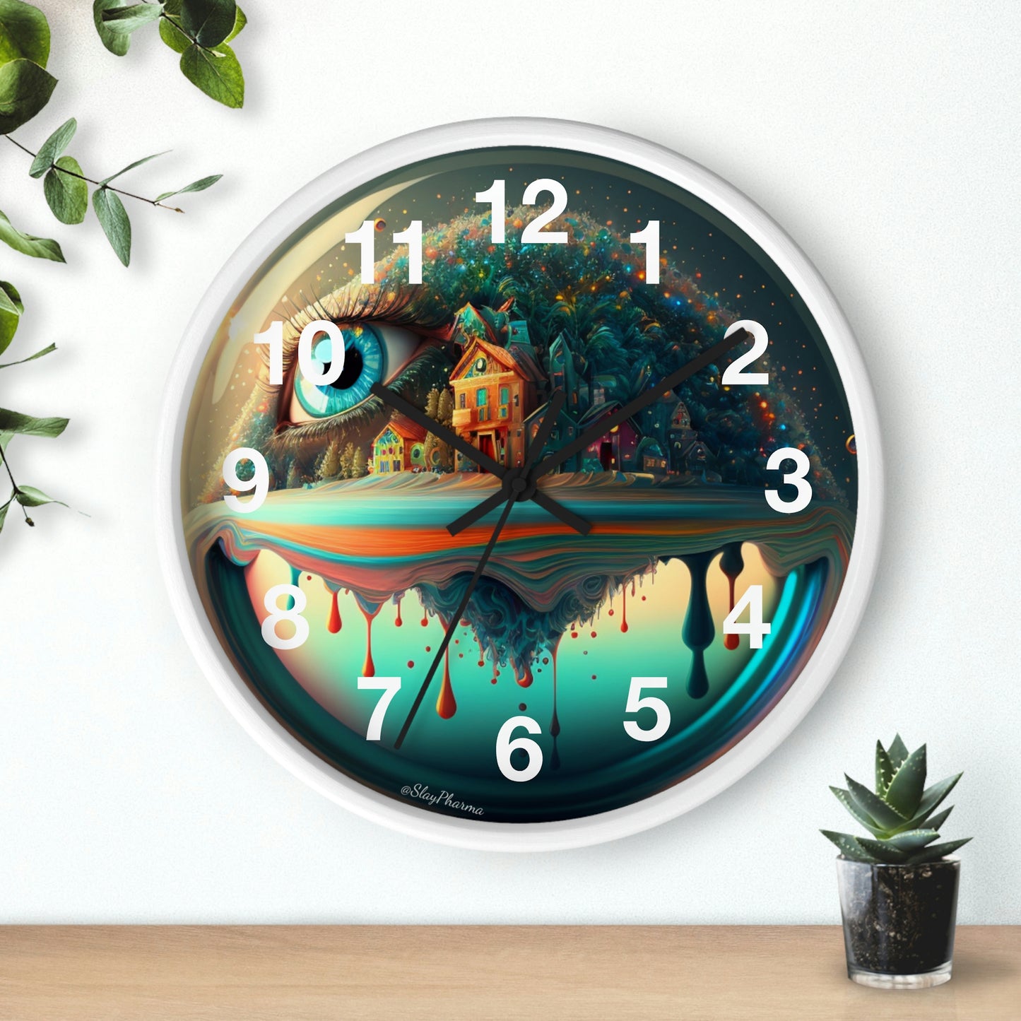 Other Worlds Wall Clock #2 w/ numbers