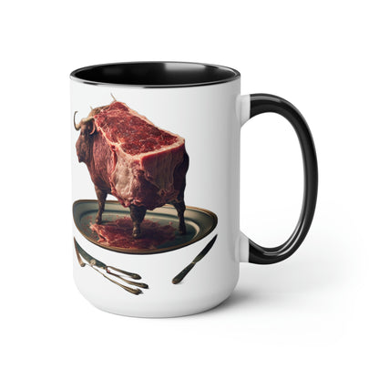 Carnivore Keto Coffee Mug, 15oz