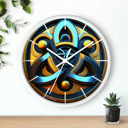 Trinity Wall Clock #1 w/ lines