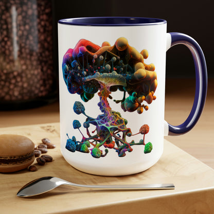 Tree of Infinite Possibility Mushroom Coffee Mug, 15oz