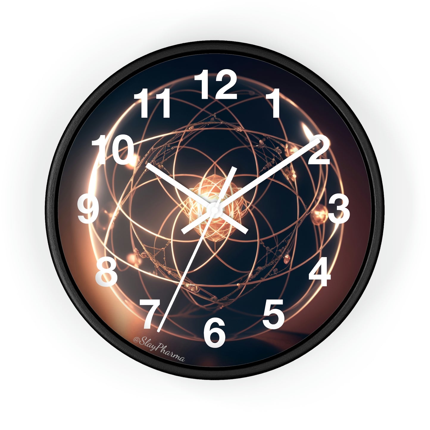 Atomic Wall Clock #1 lines