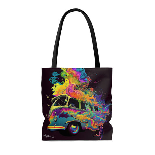 Two tone Volkswagen van Tote bag