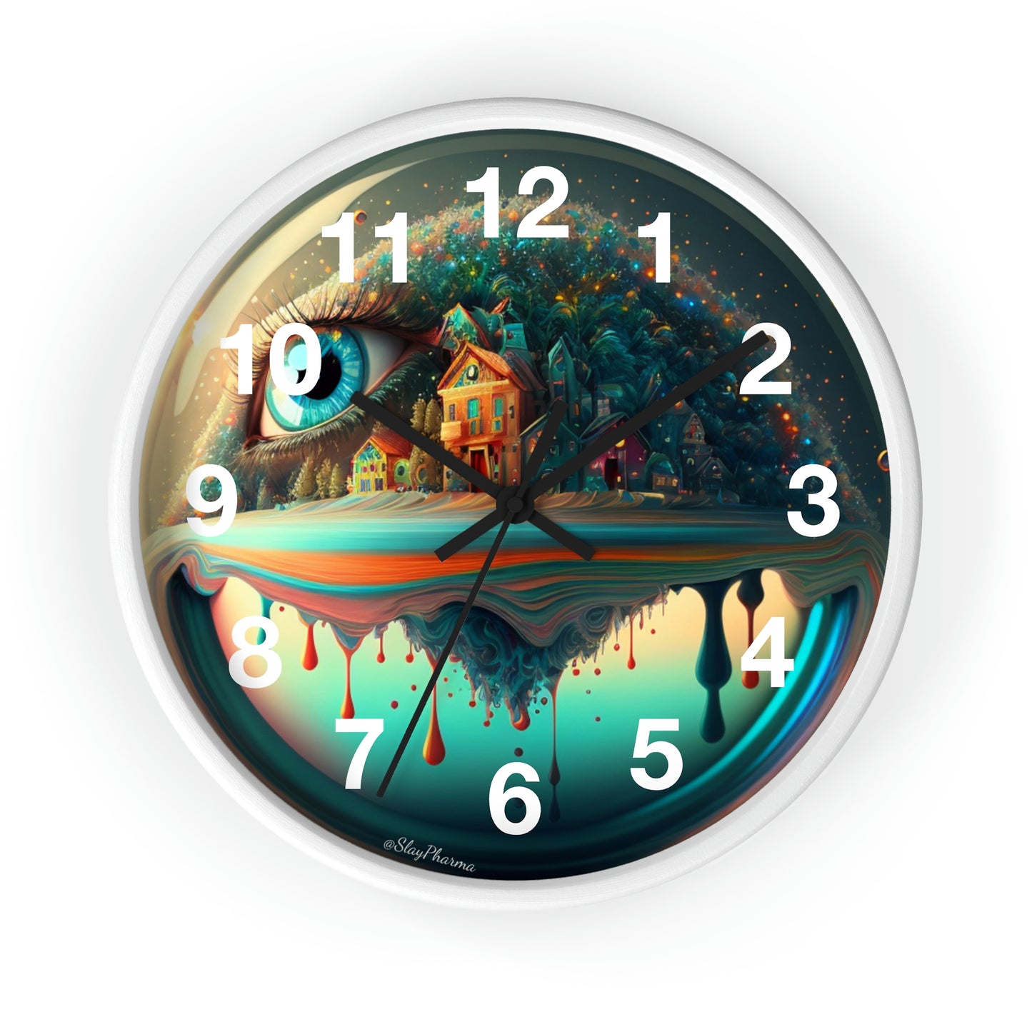 Other Worlds Wall Clock #2 w/ numbers