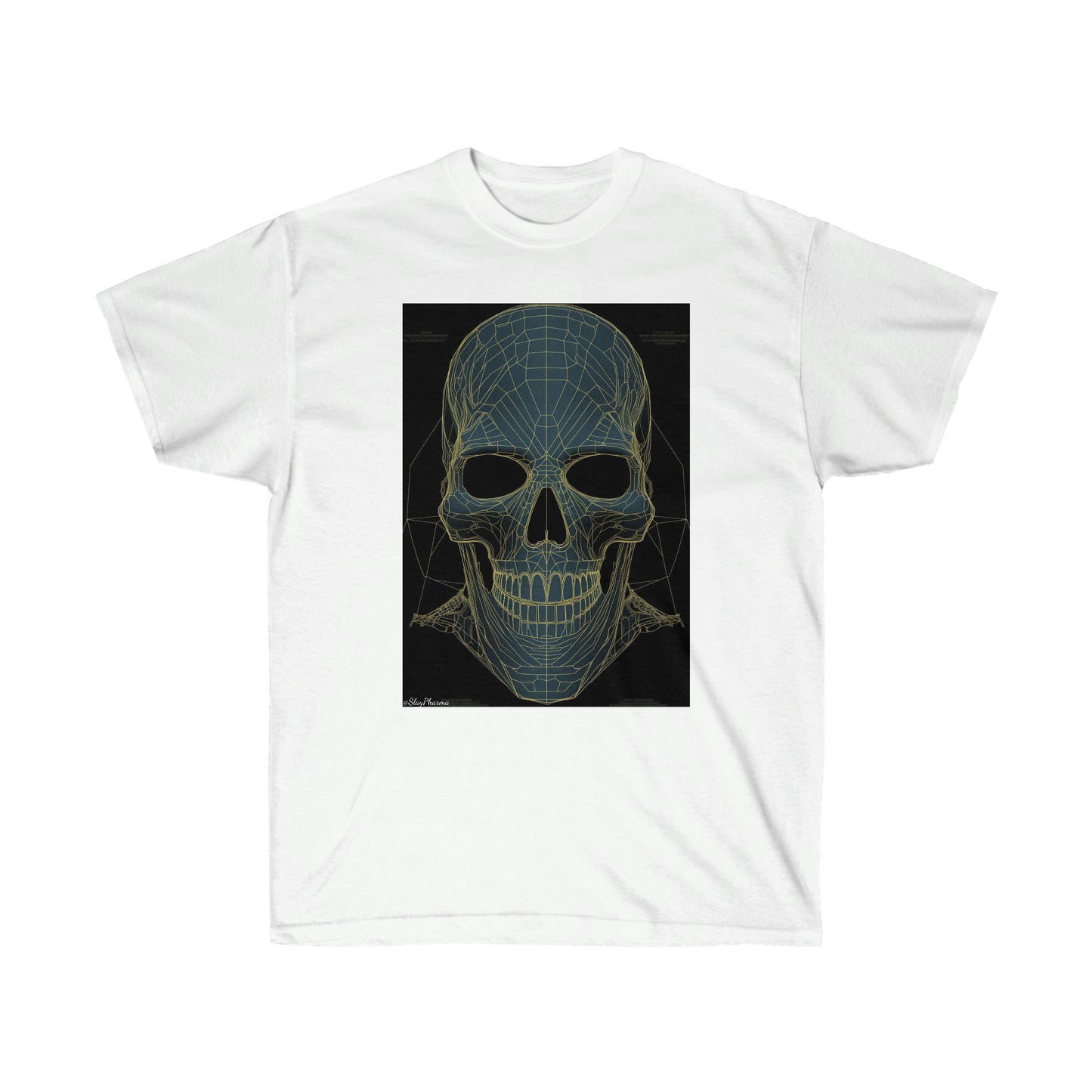 Fractal Terminator Skull Unisex Tee