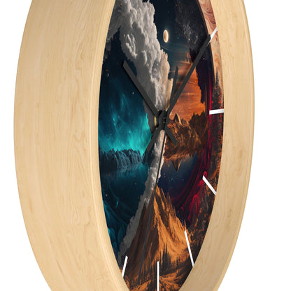 Duality Wall Clock #3 w/ lines