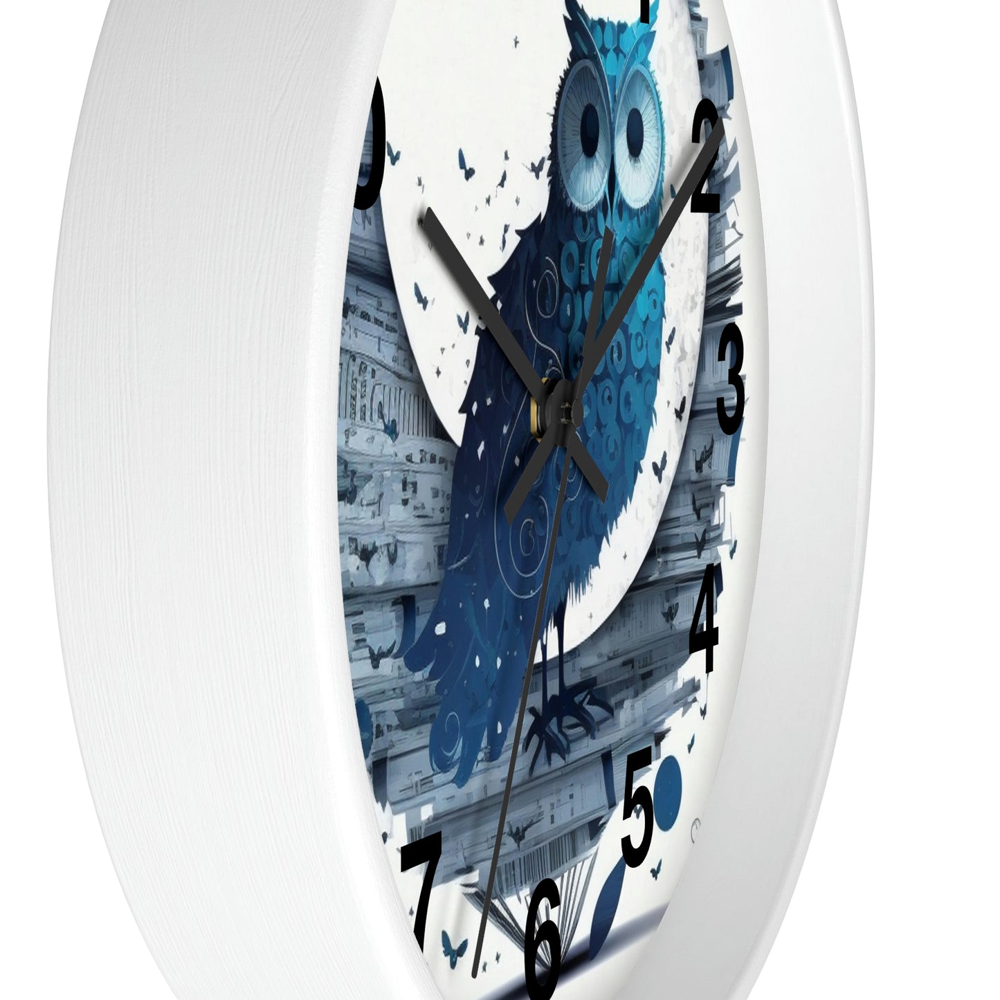 Copy of Wise Owl Wall Clock w/ numbers