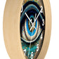 All Seeing Eye Wall Clock #3 w/ numbers