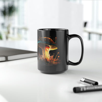 Magic Mushroom Mug #5, 15oz