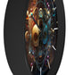 Atomic Wall Clock #4 w/ lines
