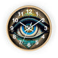 All Seeing Eye Wall Clock #3 w/ numbers