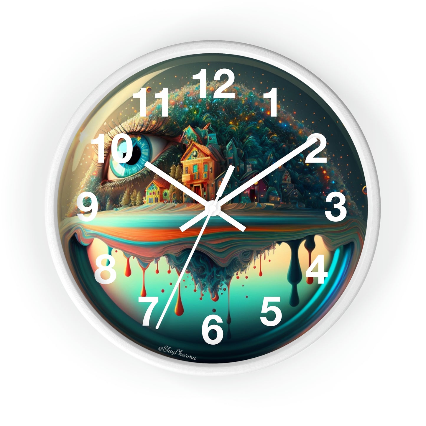 Other Worlds Wall Clock #2 w/ numbers