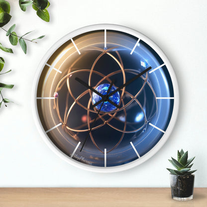 Atomic Wall Clock #3 lines