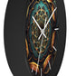Geometric Congruence Masonic Wall Clock w/ lines