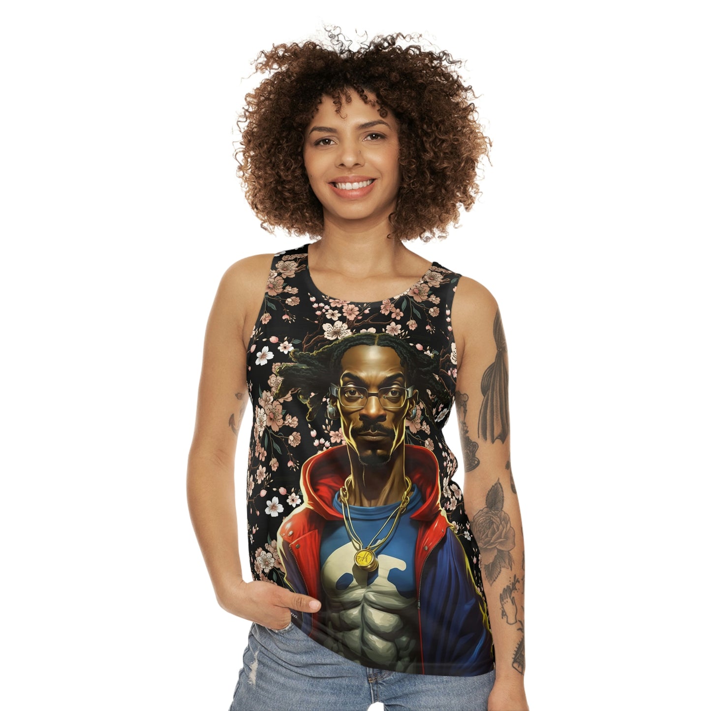 Snoop Dogg Cherry Blossom Tank Top