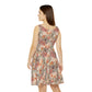 Floral Pattern Women's Skater Dress #4
