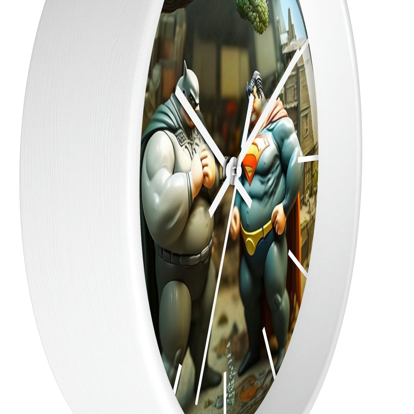 Other Worlds Wall Clock #5 w/ lines