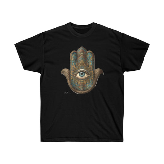 All Seeing Hamsa Unisex Tee