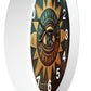 All Seeing Eye Masonic Wall Clock w/ numbers