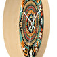 Native American pattern Wall Clock #4 w/ numbers